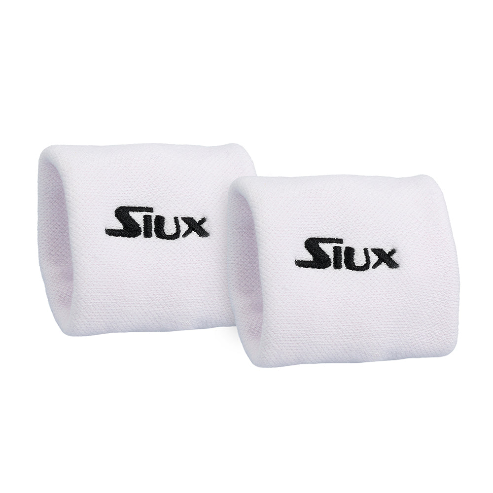 PACK 2 MUÑEQUERAS SIUX BLANCAS CLUB