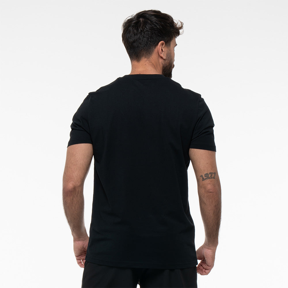 MAGLIETTA SIUX IN COTONE NERA (M)