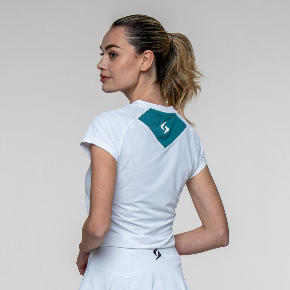 CAMISETA SIUX MATCH 26 MUJER BLANCA