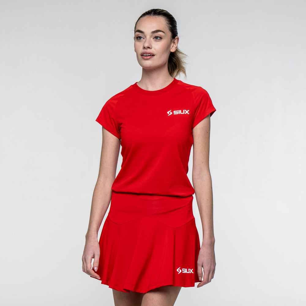 CAMISETA SIUX MATCH 26 MUJER ROJA