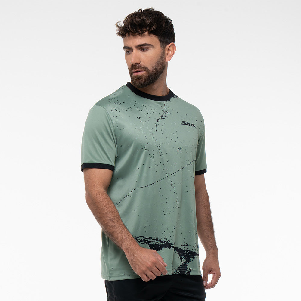CAMISETA SIUX SPLASH VERDE HOMBRE (XL)