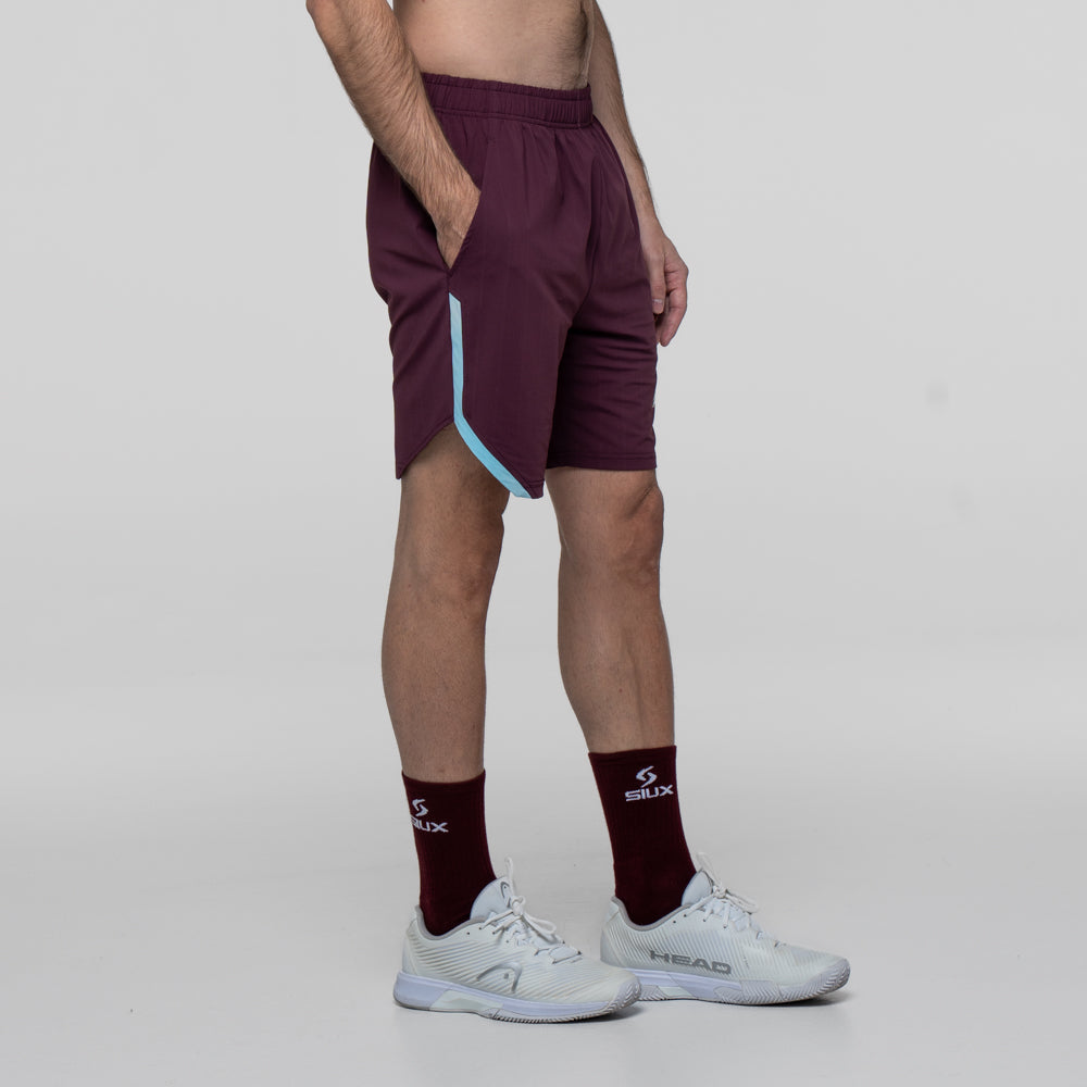 PANTALON CORTO SIUX APEX 26 HOMBRE BURDEOS