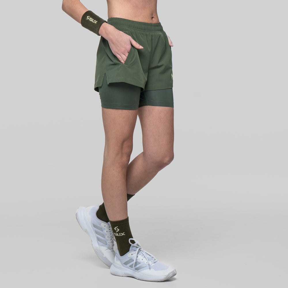 PANTALON CORTO SIUX GAREH 26 MUJER VERDE
