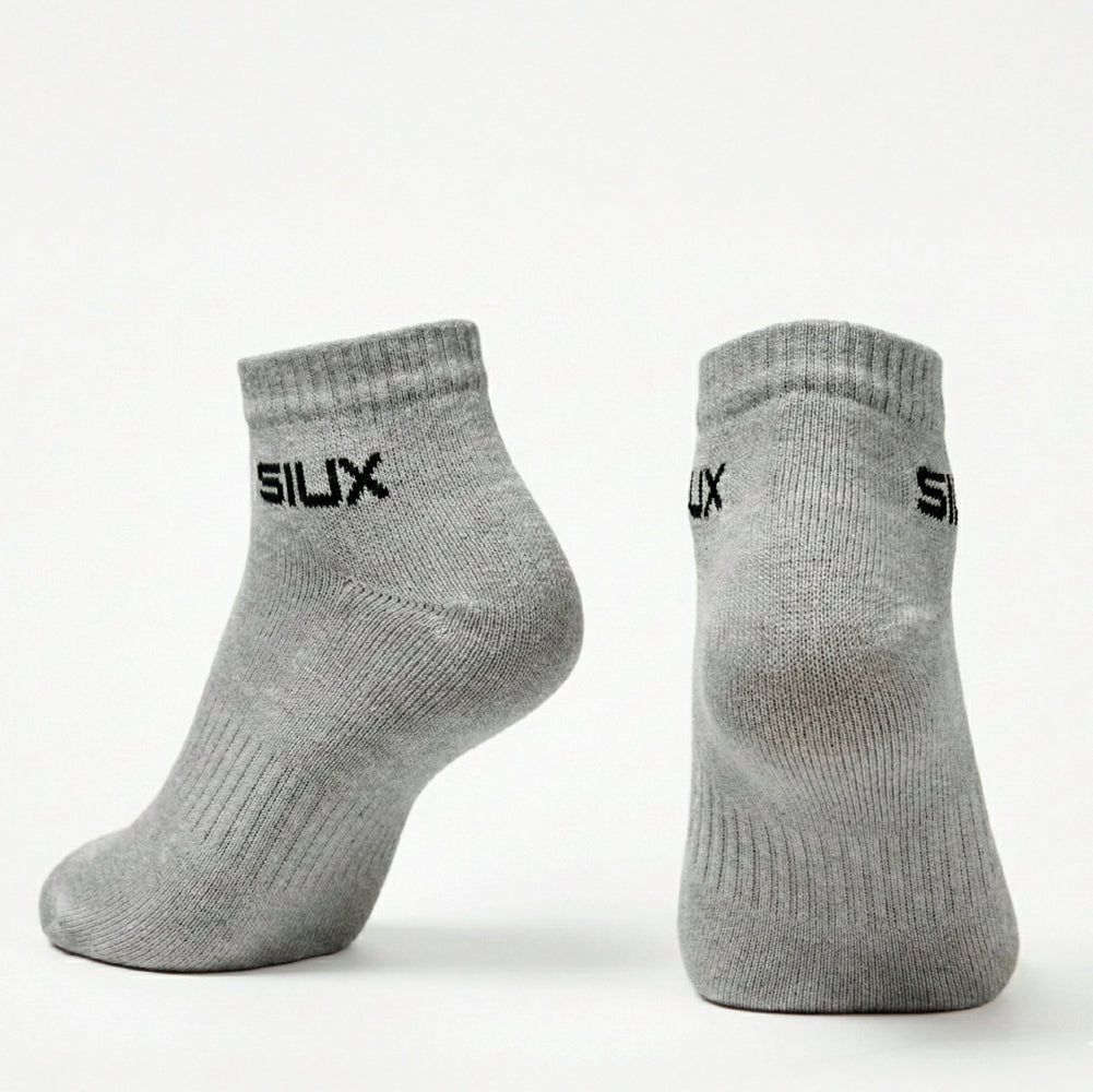 PACK 3 CALCETINES SIUX BASIC 26 CAÑA CORTA GRIS