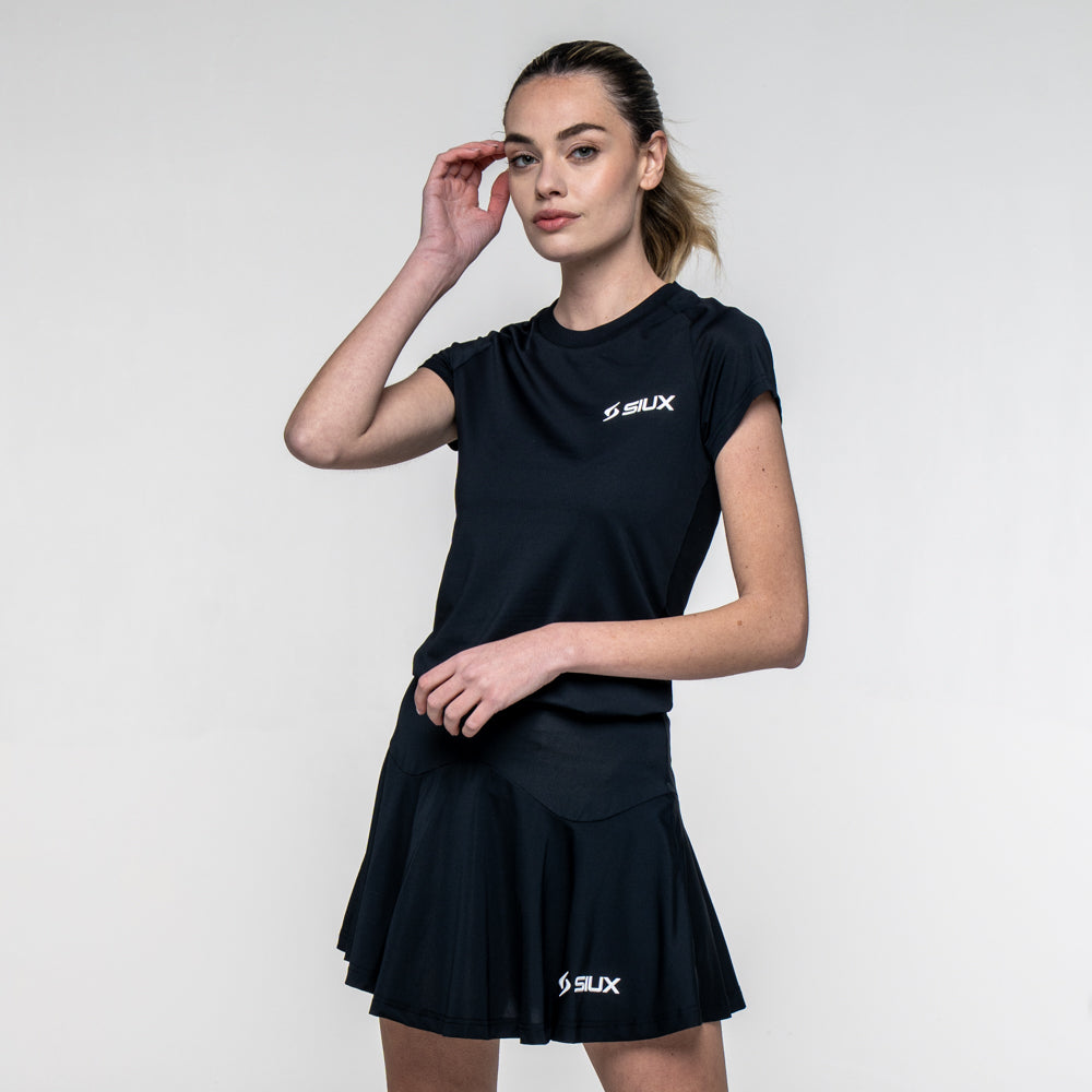CAMISETA SIUX MATCH 26 MUJER NEGRA