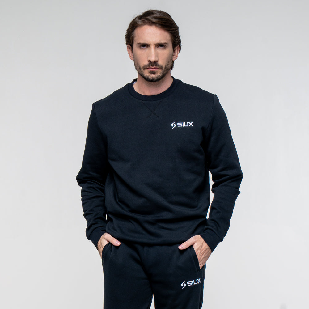 SUDADERA SIUX BASIC 26 NEGRO