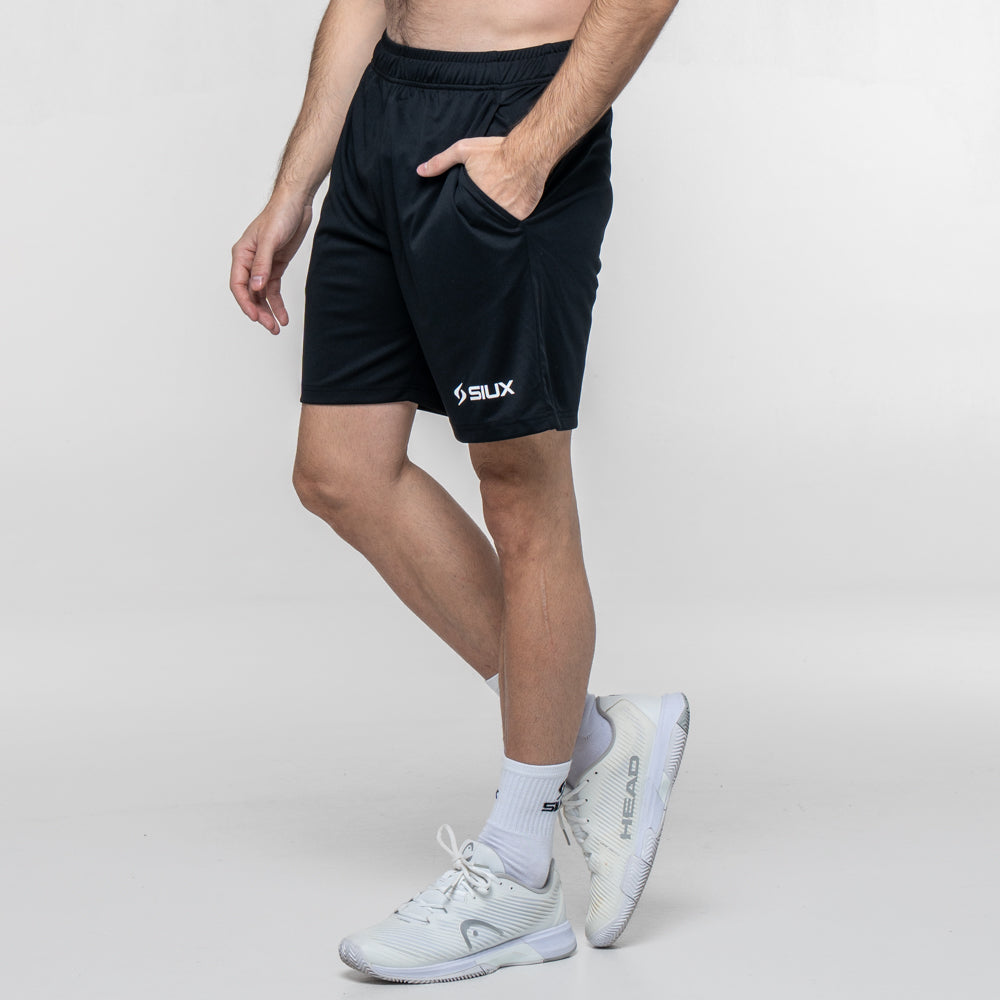 PANTALON CORTO SIUX CLUB 26 HOMBRE NEGRO