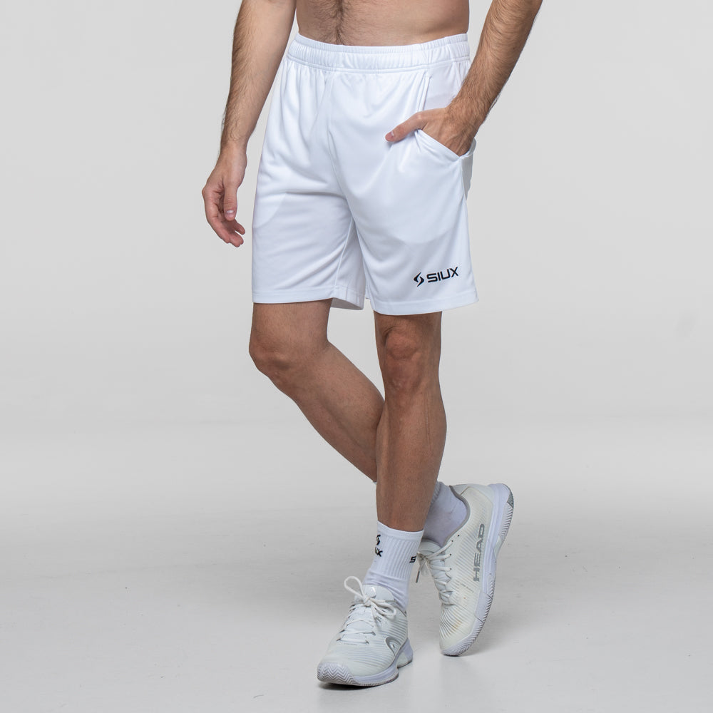 PANTALON CORTO SIUX CLUB 26 HOMBRE BLANCO