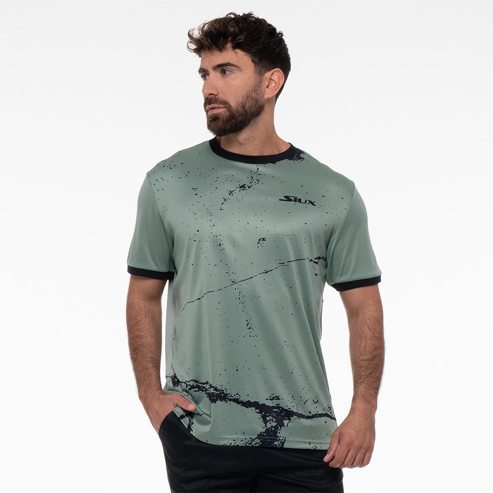 CAMISETA SIUX SPLASH VERDE HOMBRE (XL)