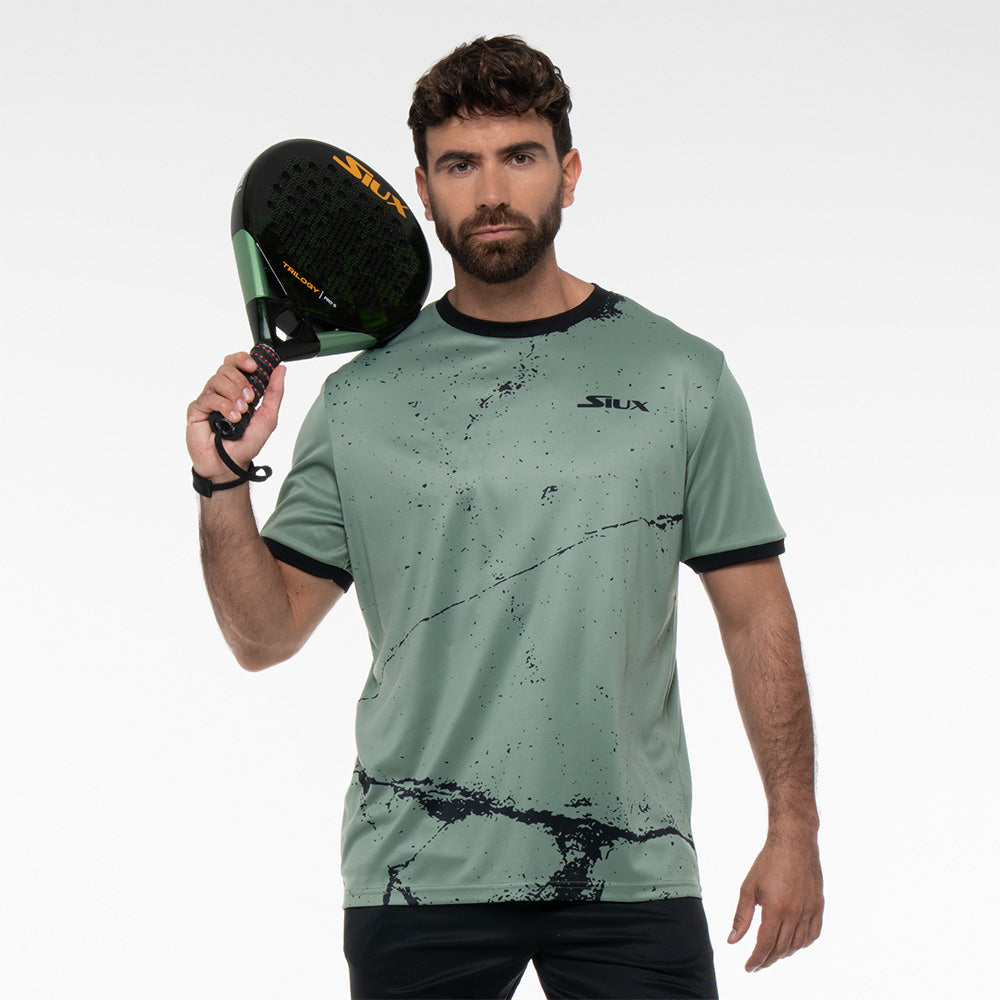 T-SHIRT SIUX SPLASH VERT HOMME (S)
