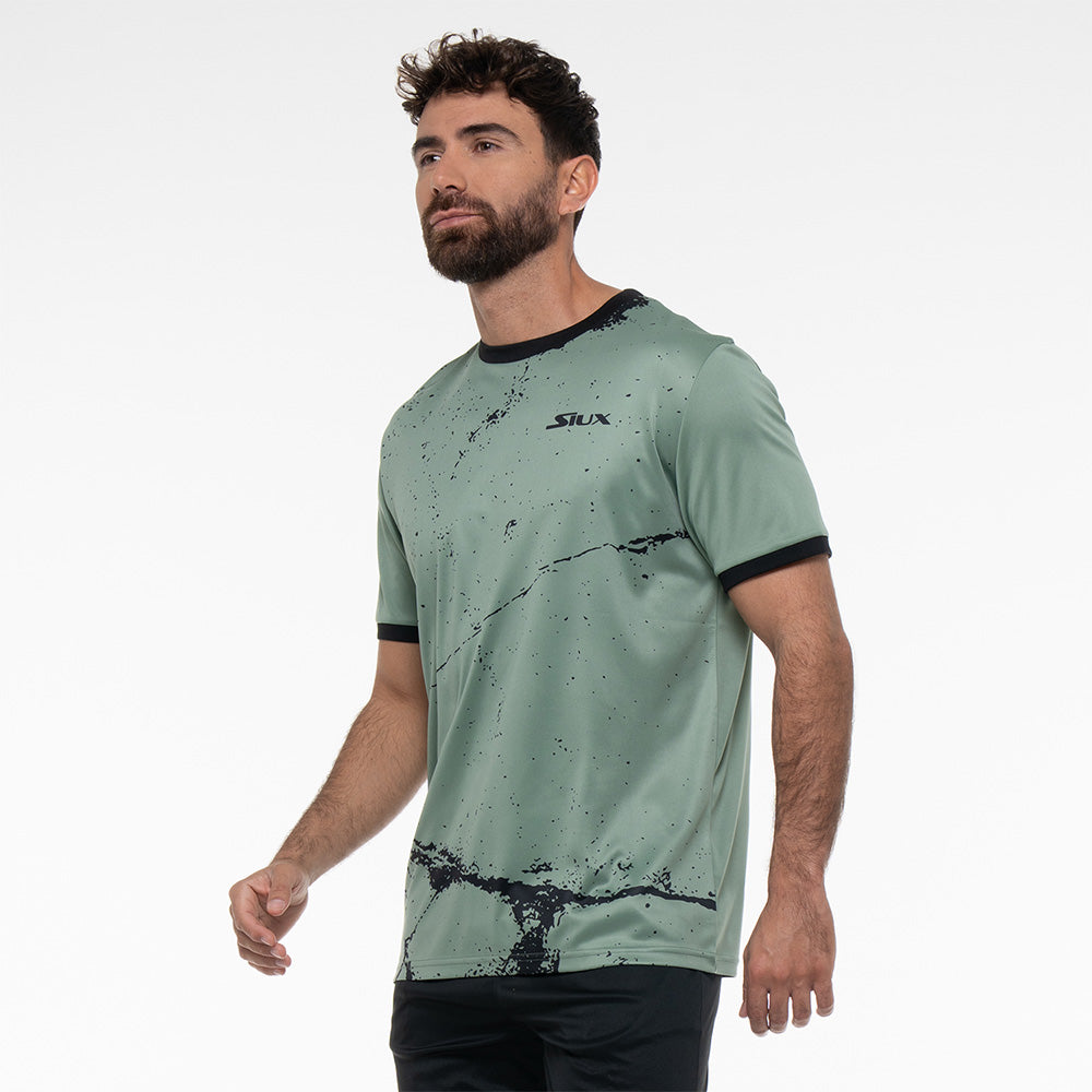 T-SHIRT SIUX SPLASH VERT HOMME (S)