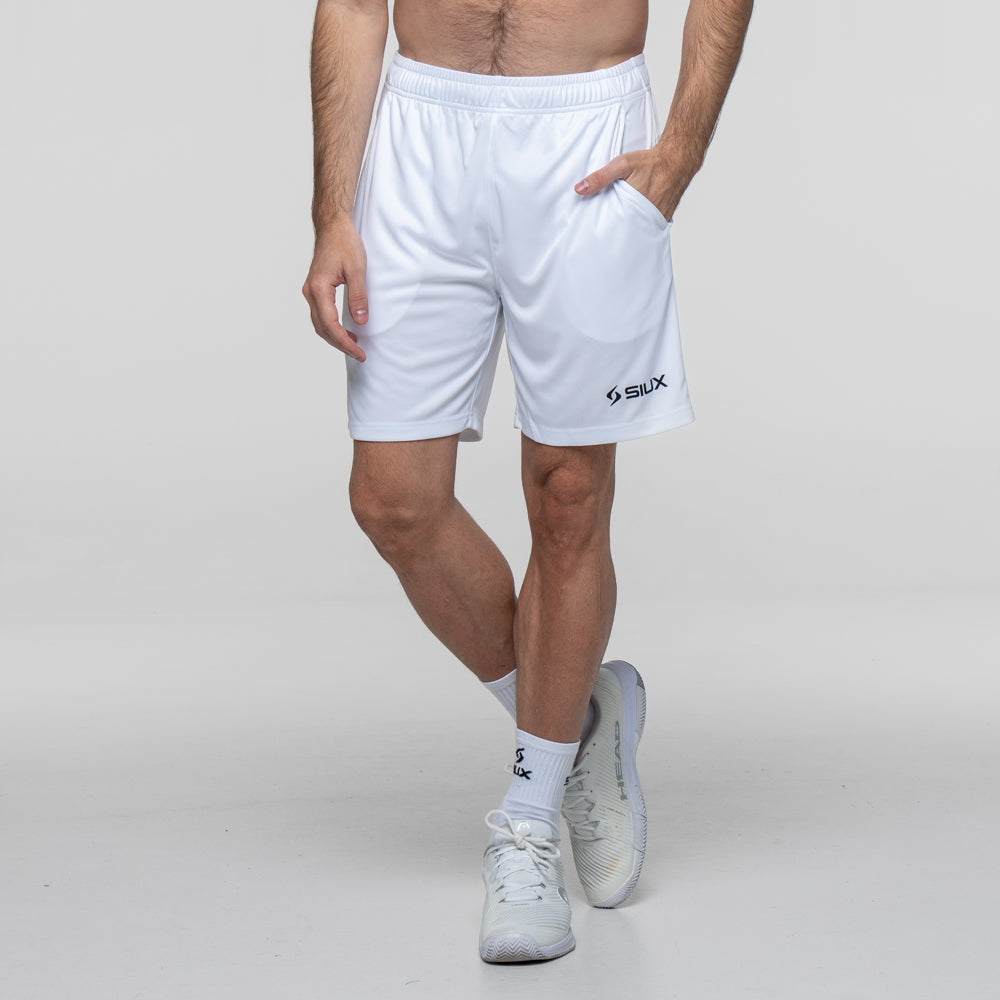 PANTALON CORTO SIUX CLUB 26 HOMBRE BLANCO