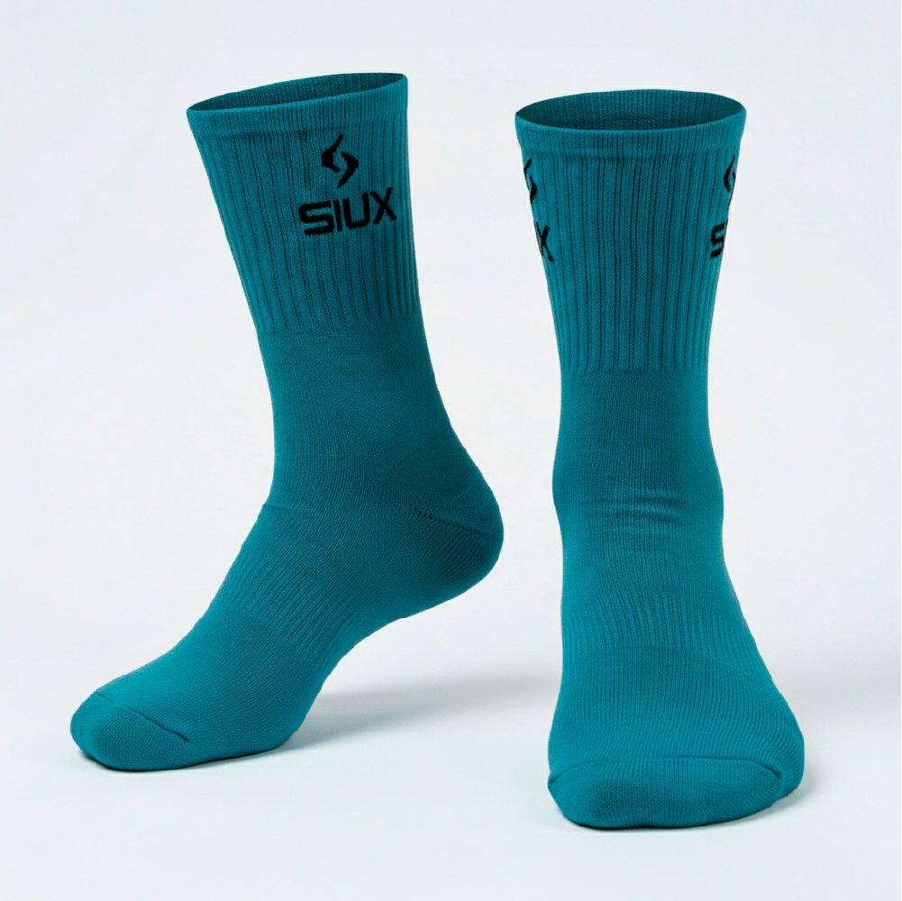 PACK 2 SOCKS SIUX GROOVE 26 CREW BURGUNDY LIGHT BLUE
