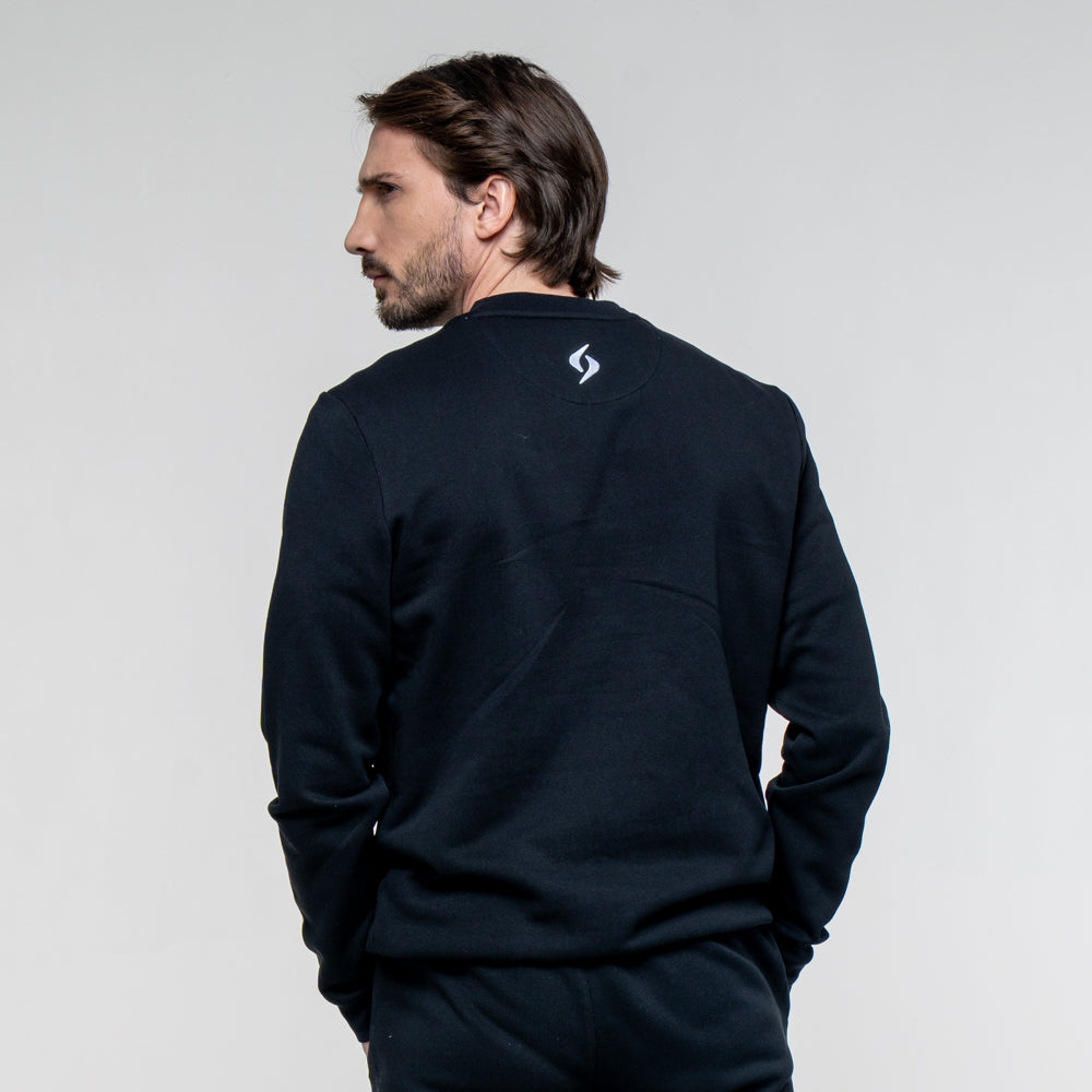 SUDADERA SIUX BASIC 26 NEGRO