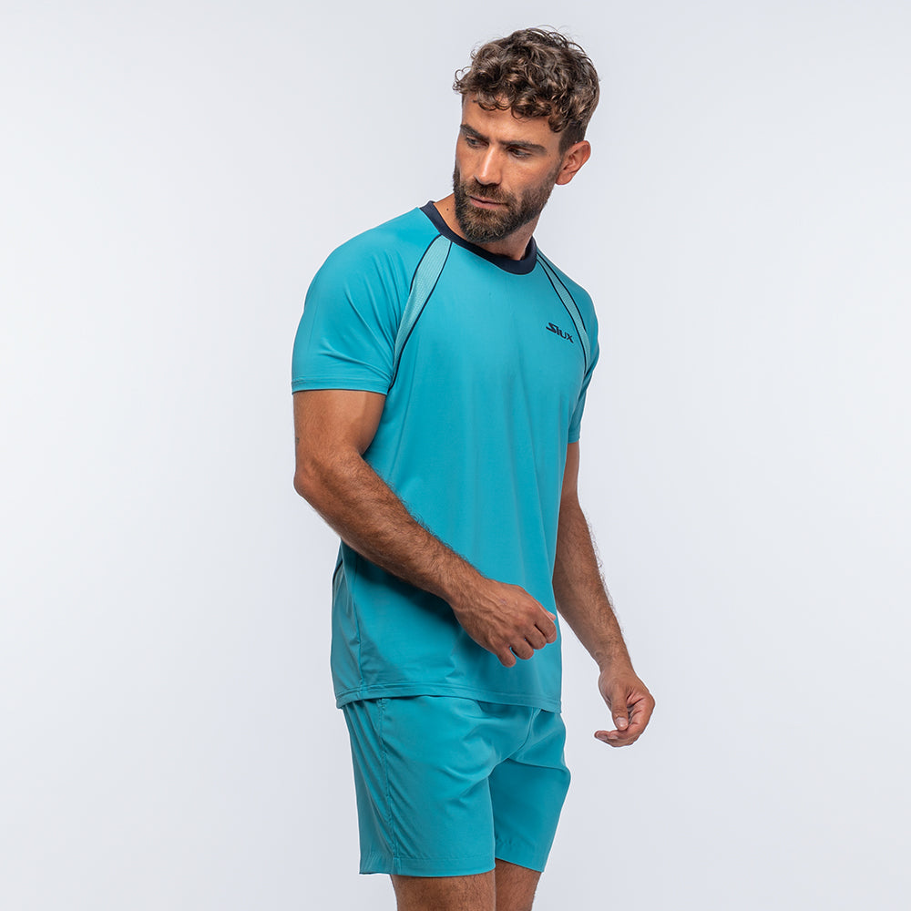 CAMISETA SIUX HOMBRE MATCH 24 TURQUESA (XL)