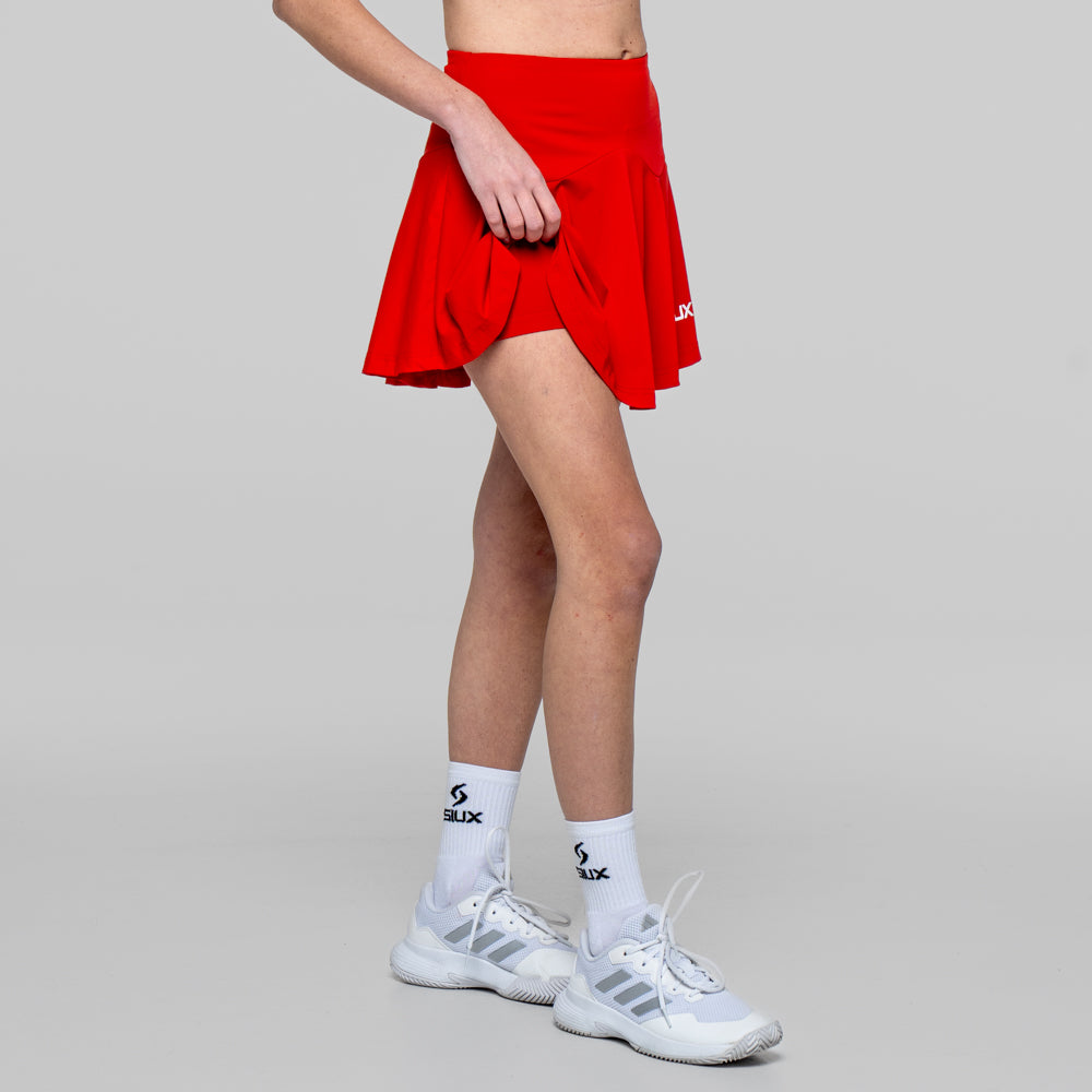FALDA SIUX MATCH 26 MUJER ROJA