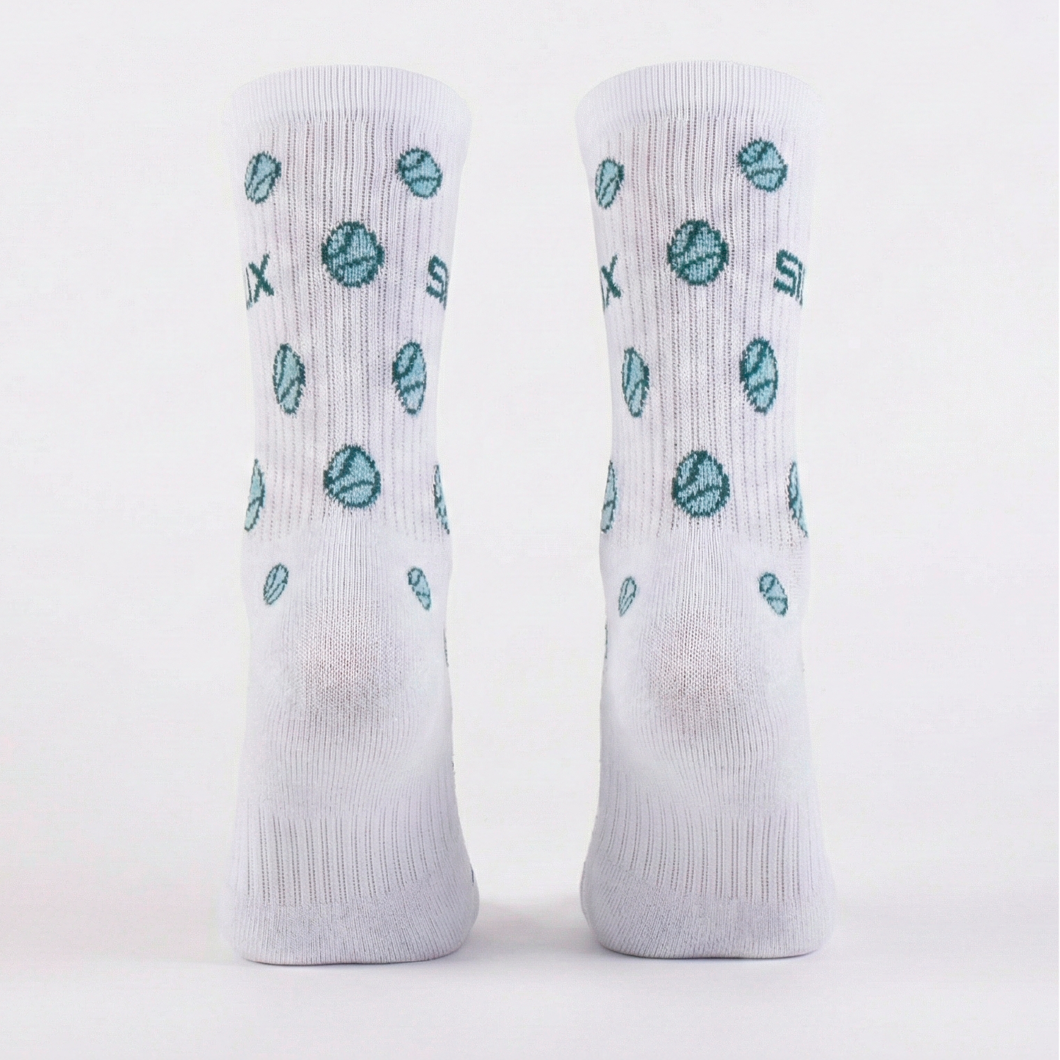 PACK 2 CALCETINES SIUX SILK 26 CAÑA ALTA WHITE GREEN