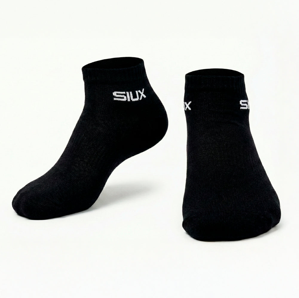 PACK 3 CALCETINES SIUX BASIC 26 CAÑA CORTA NEGRO