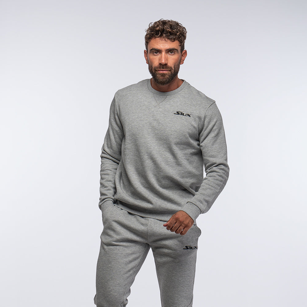 SUDADERA SIUX BASIC GRIS (XL)