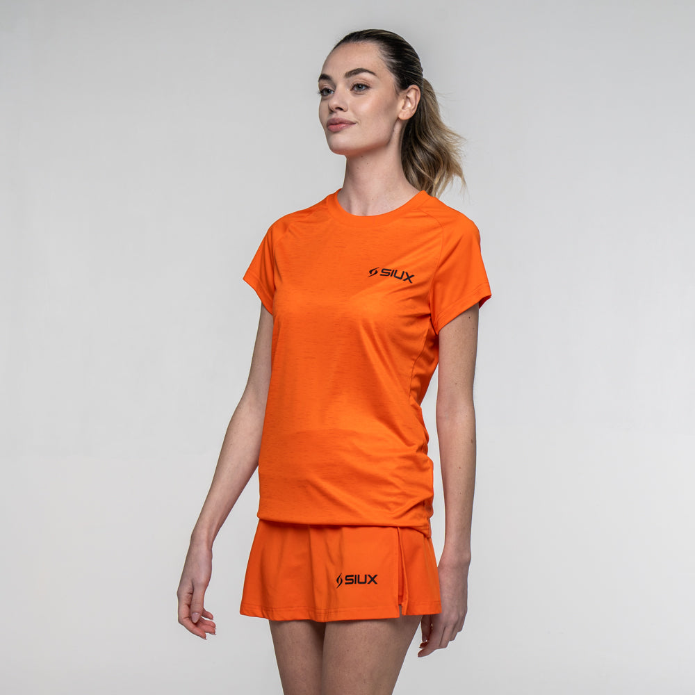 CAMISETA SIUX CLUB 26 MUJER NARANJA