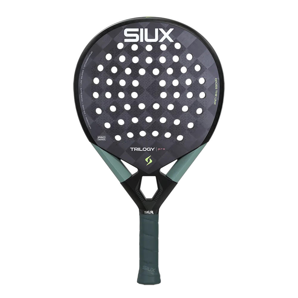 Review de Siux Trilogy Pro 2026 Noir Fog Siux Trilogy Pro 2026 Noir Fog - Siux Palas para pádel, vista completa del producto