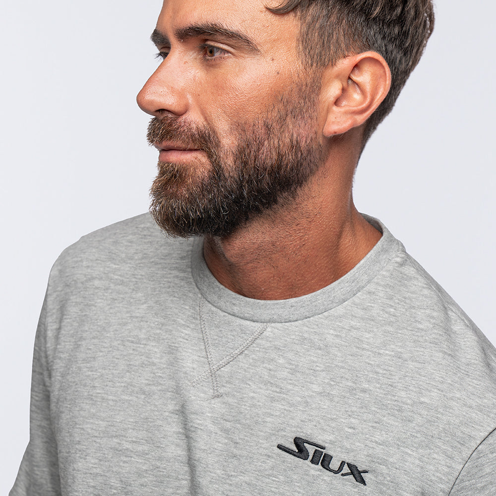SUDADERA SIUX BASIC GRIS (XL)