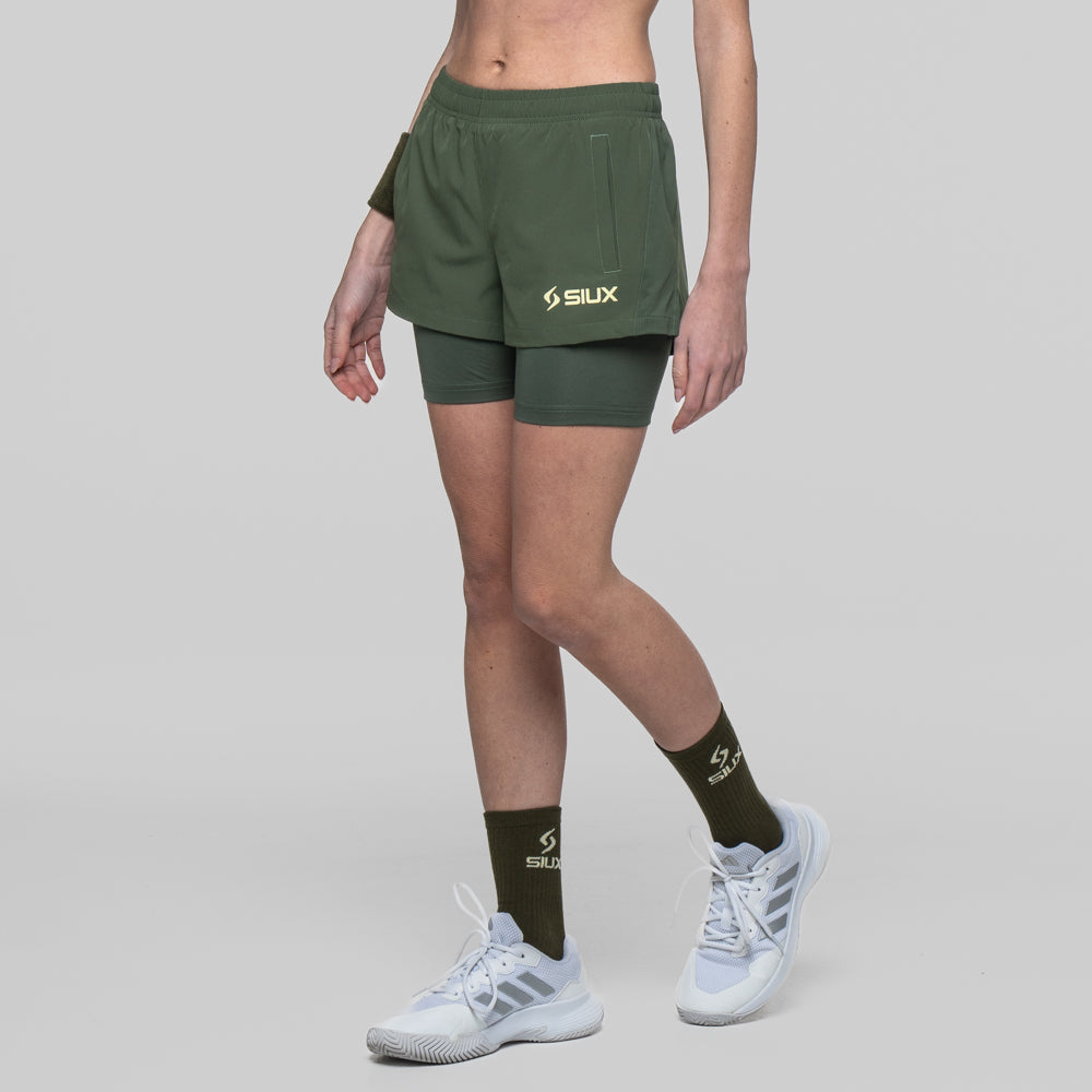 PANTALON CORTO SIUX GAREH 26 MUJER VERDE