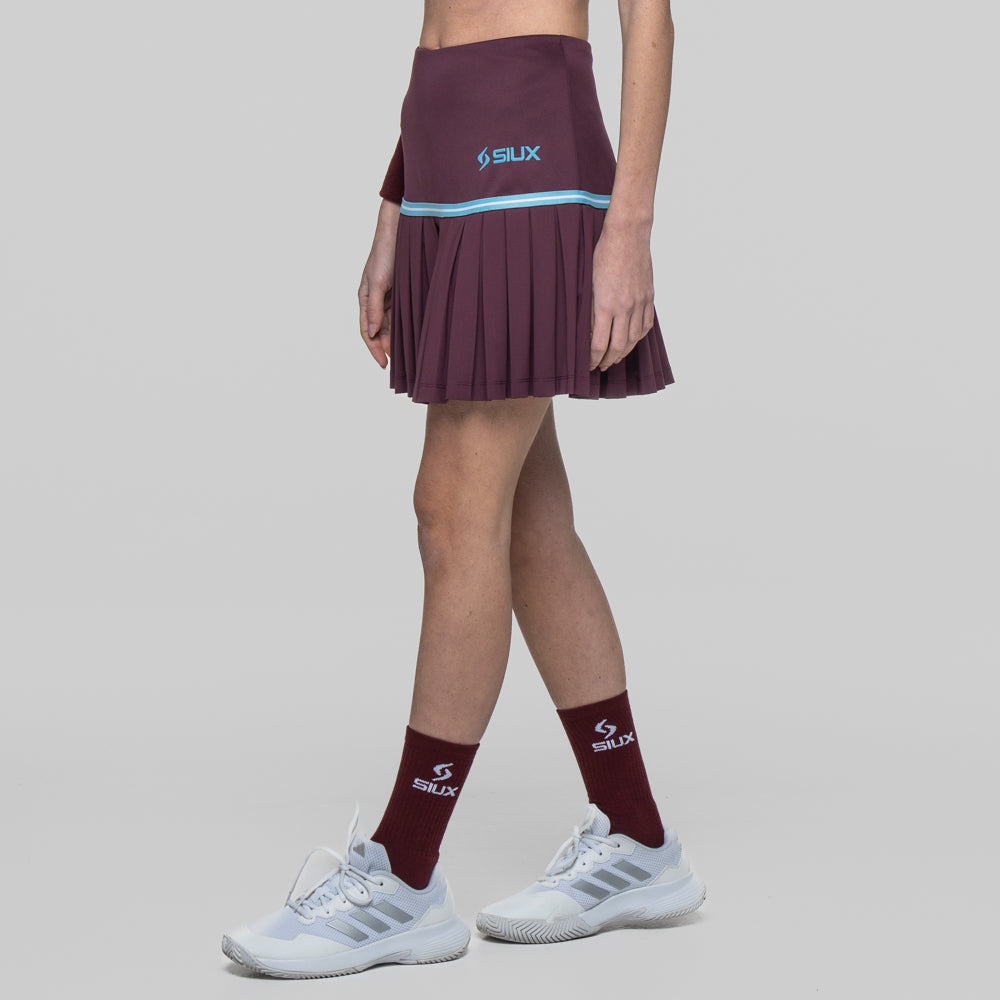 FALDA SIUX APEX 26 MUJER BURDEOS