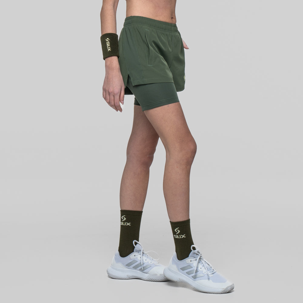 PANTALON CORTO SIUX GAREH 26 MUJER VERDE