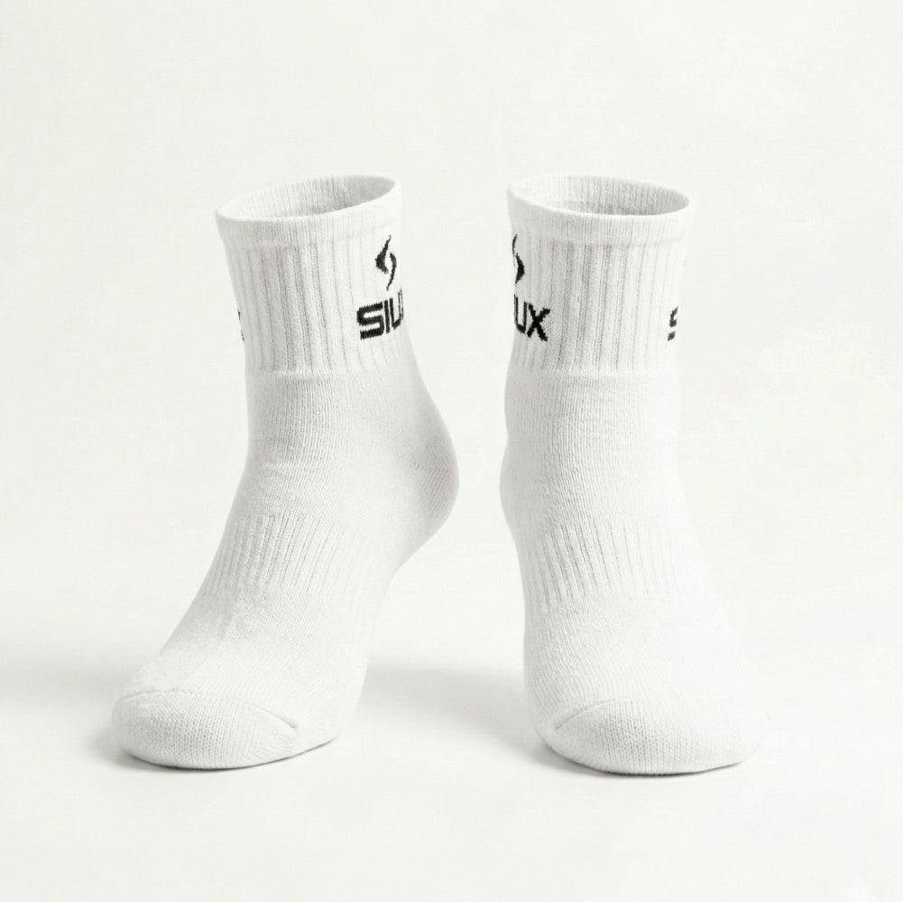 PACK 3 CALCETINES SIUX BASIC 26 CAÑA MEDIA BLANCO