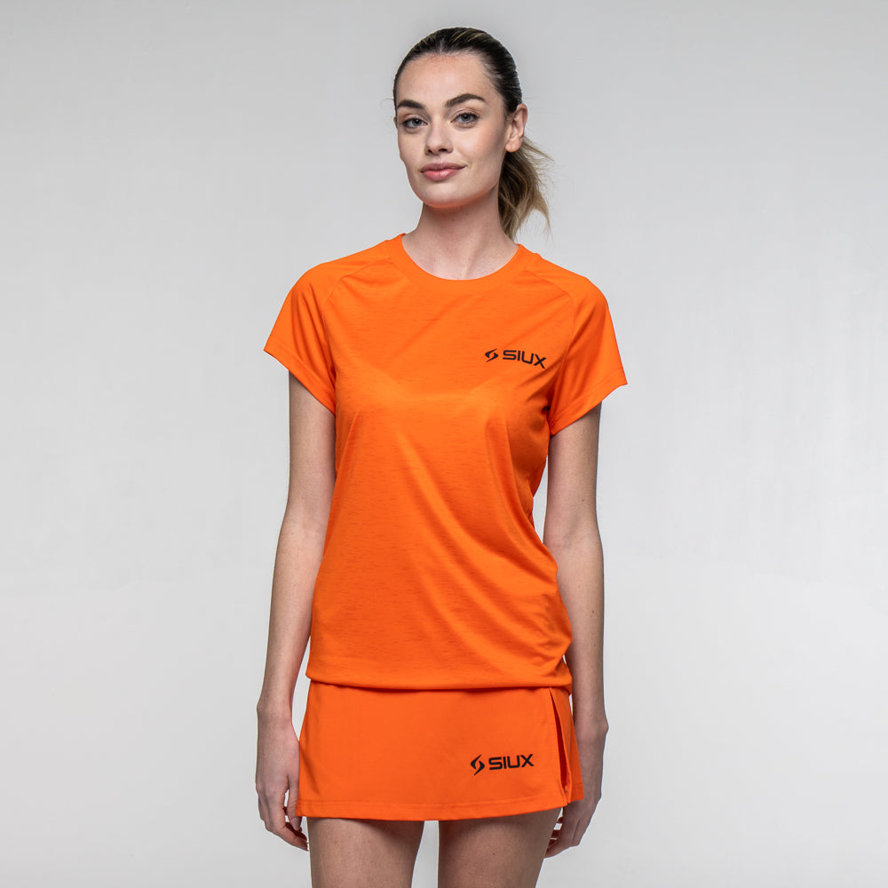 CAMISETA SIUX CLUB 26 MUJER NARANJA