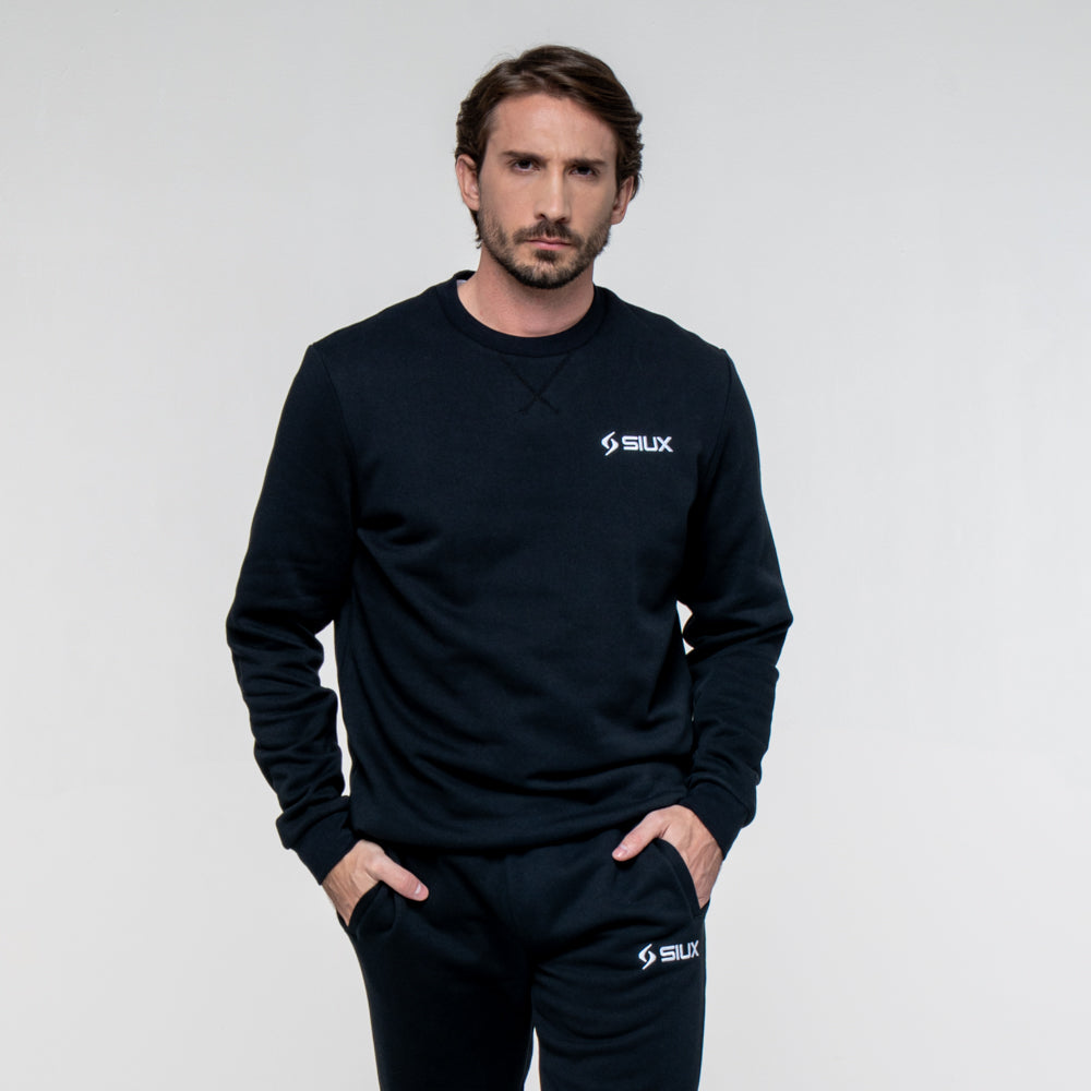 SUDADERA SIUX BASIC 26 NEGRO