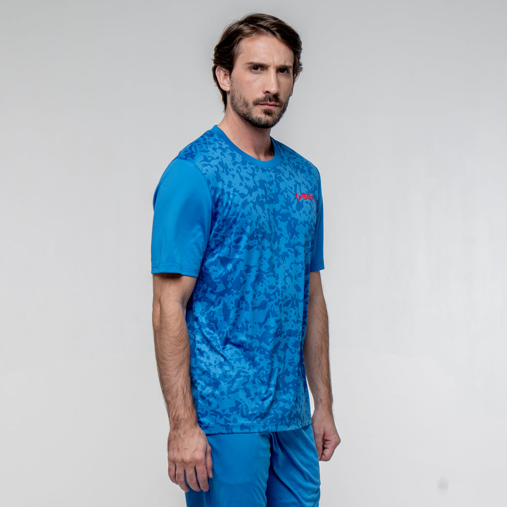 CAMISETA SIUX CYBER 26 HOMBRE AZUL