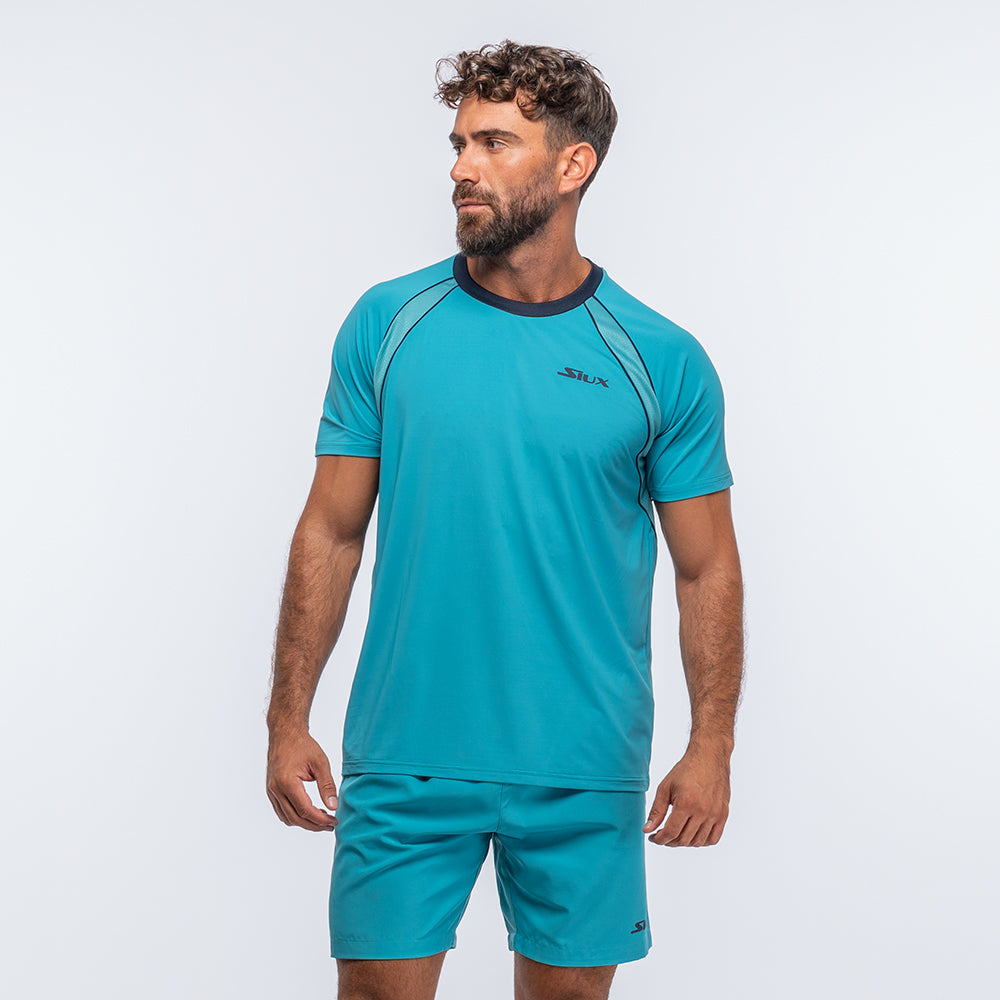 CAMISETA SIUX HOMBRE MATCH 24 TURQUESA (XXL)