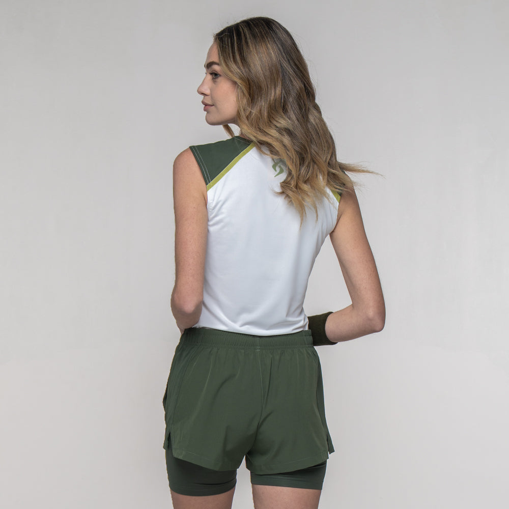 CAMISETA SIUX GAREH 26 MUJER BLANCA