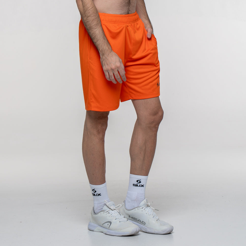 PANTALON CORTO SIUX CLUB 26 HOMBRE NARANJA