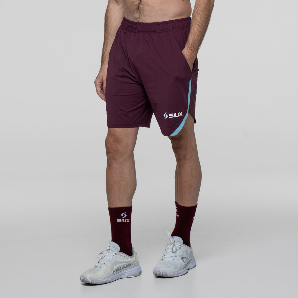 PANTALON CORTO SIUX APEX 26 HOMBRE BURDEOS