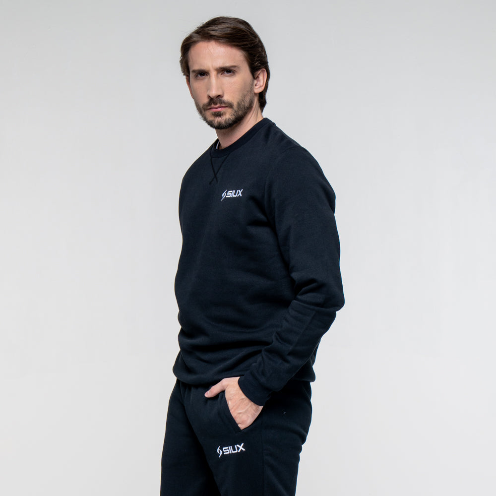 SUDADERA SIUX BASIC 26 NEGRO