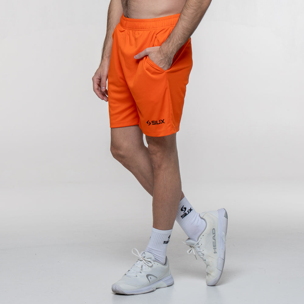 PANTALON CORTO SIUX CLUB 26 HOMBRE NARANJA