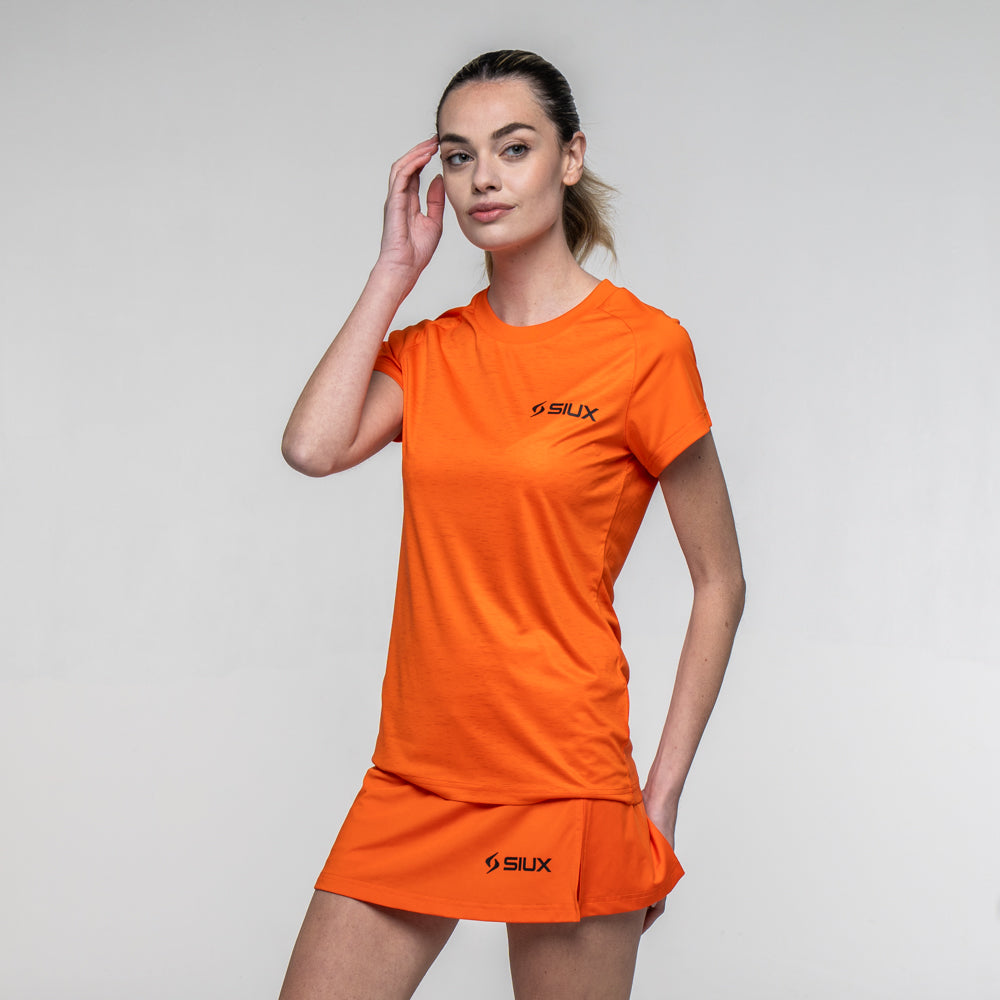 CAMISETA SIUX CLUB 26 MUJER NARANJA
