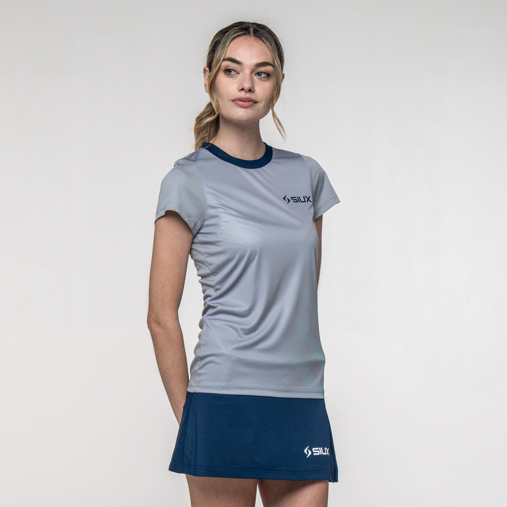 CAMISETA SIUX WAVE 26 MUJER GRIS