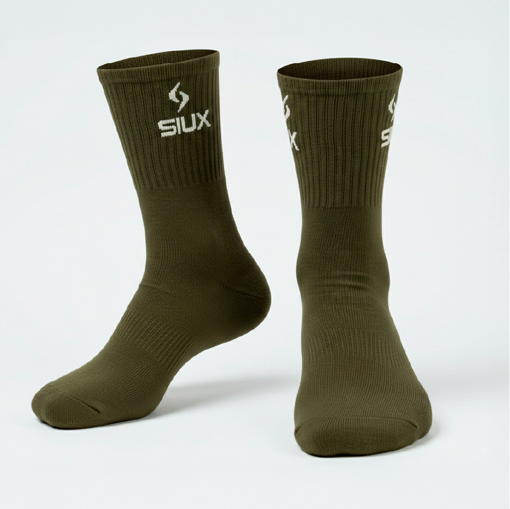 PACK 2 SOCKS SIUX GROOVE 26 CREW BURGUNDY LIGHT BLUE