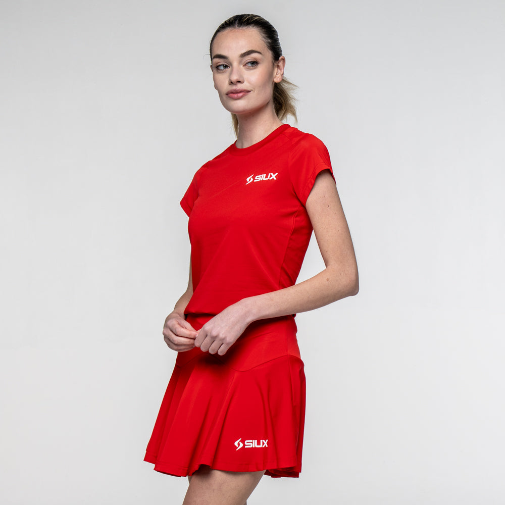 CAMISETA SIUX MATCH 26 MUJER ROJA