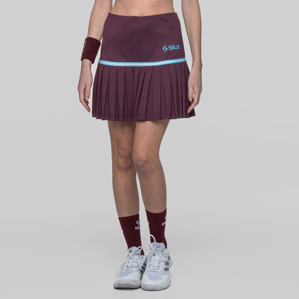 FALDA SIUX APEX 26 MUJER BURDEOS
