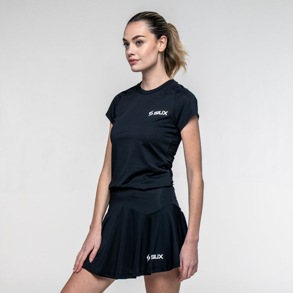 CAMISETA SIUX MATCH 26 MUJER NEGRA