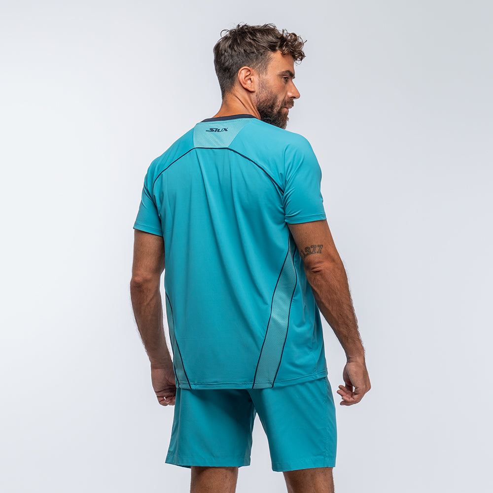 CAMISETA SIUX HOMBRE MATCH 24 TURQUESA (XL)