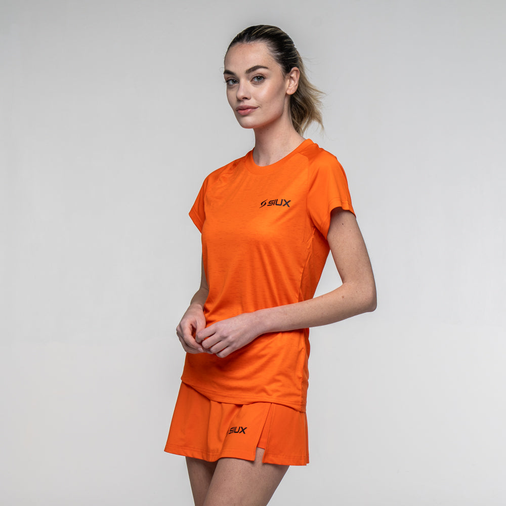 CAMISETA SIUX CLUB 26 MUJER NARANJA