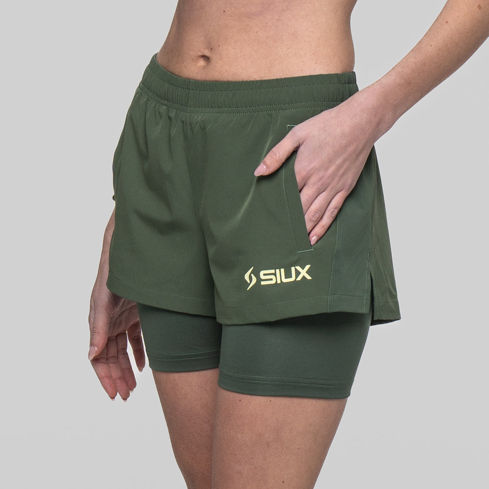 PANTALON CORTO SIUX GAREH 26 MUJER VERDE