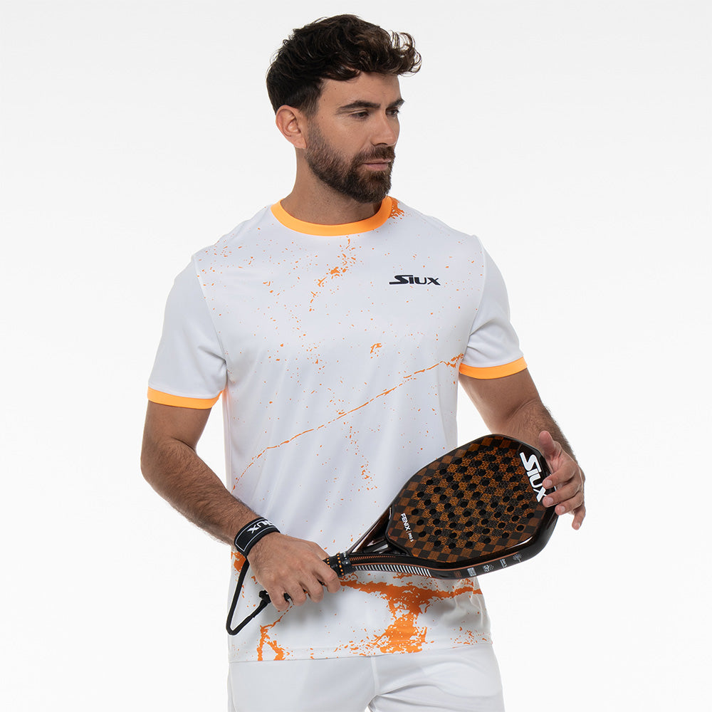CAMISETA SIUX SPLASH BLANCA HOMBRE (S)