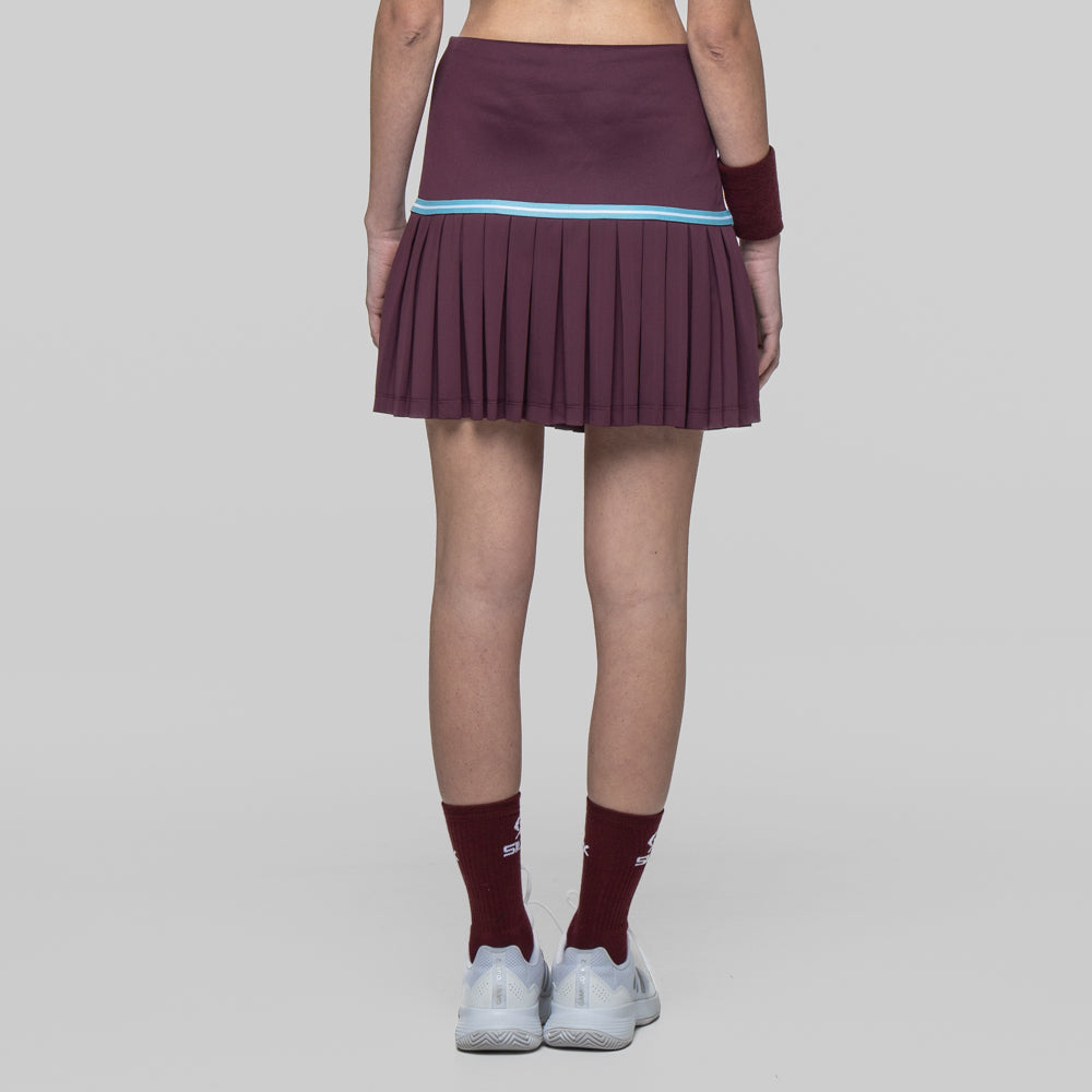FALDA SIUX APEX 26 MUJER BURDEOS